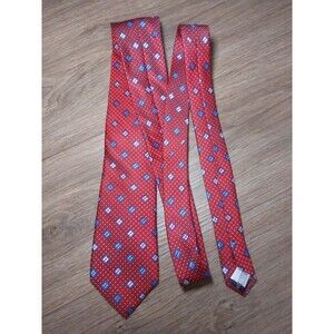 xmi platinum Read Geometric Silk Tie 3.5 X 62